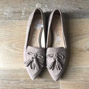 Sole Society Tan Loafer Flats